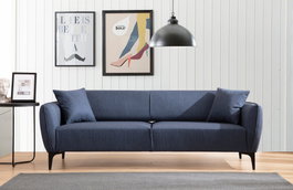 Atelier Del Sofa Belissimo Sofá de 3 plazas Azul